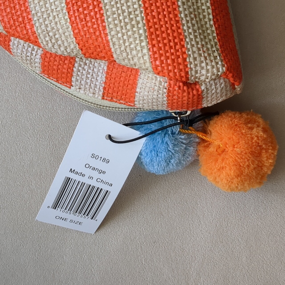 NWT Raffia Clutch - Picture 3 of 9